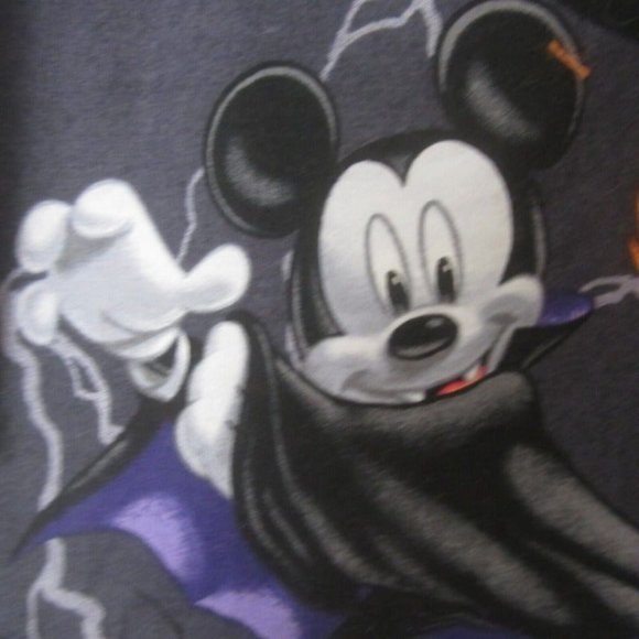 Disney Medical Scrub Shirt Womens Halloween Mickey Minnie Mouse Witch Vampire - Picture 8 of 10